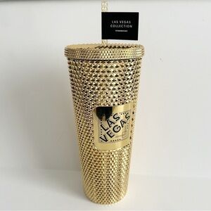 Starbucks Gold Studded Limited Edition Las Vegas Venti Tumbler